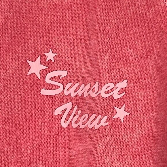 BILLABONG Sweatshirt Womens Medium Salt And Sand Guava Pink Sunset View Pullover - Picture 5 of 14